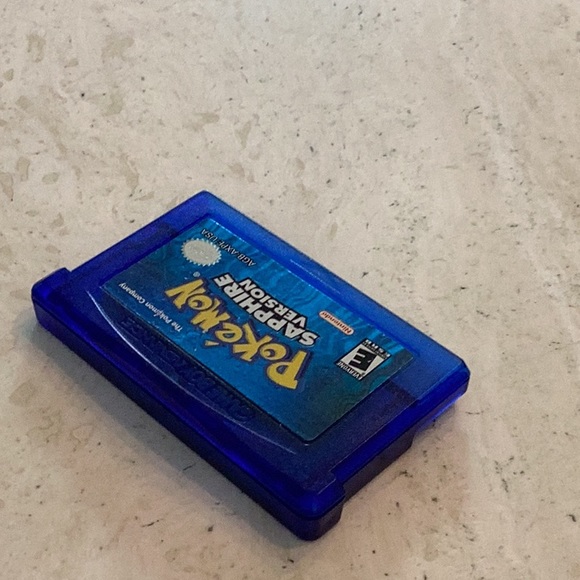Pokemon Sapphire Version Nintendo Gameboy Advance Game Authentic Game Boy GBA - Picture 4 of 11